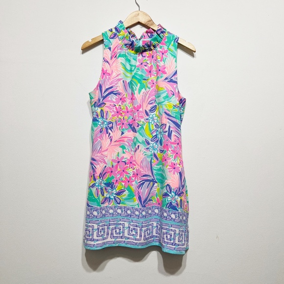 NEW Lilly Pulitzer Adalina Mini Romper Dress It Was All A Dream Engineered 8 - Picture 1 of 4